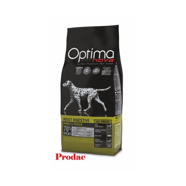 Pienso Optima Nova Adult Digestive Conejo Grain Free