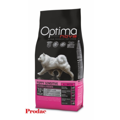 Optima Nova Puppy Sensitive Salmon&Potato 12 Kg.