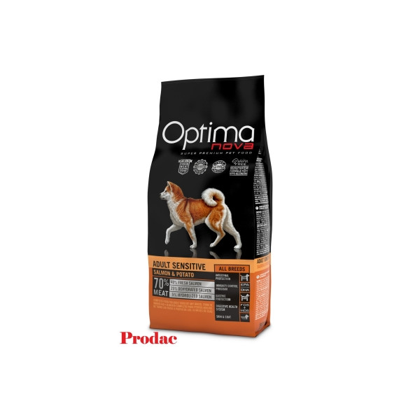 Pienso Optima Nova Adult Sensitive Salmon Grain Free