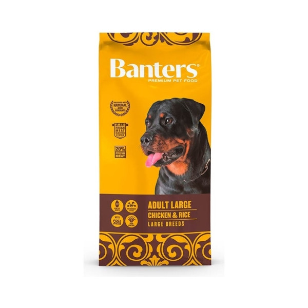 Banters Dog Adult Large Breed 15 Kg.