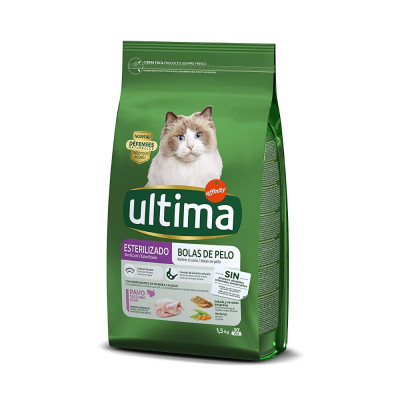 Ultima Esterilizado Hairball 1.5Kg