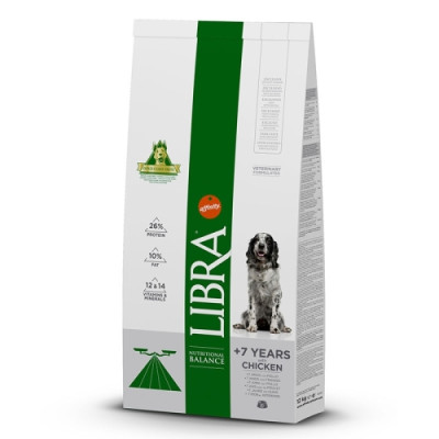 Libra Dog Senior + 7 Years 12 Kg. Pvp 24