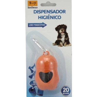 Dispensador Higienico 20 Bolsas. Paw