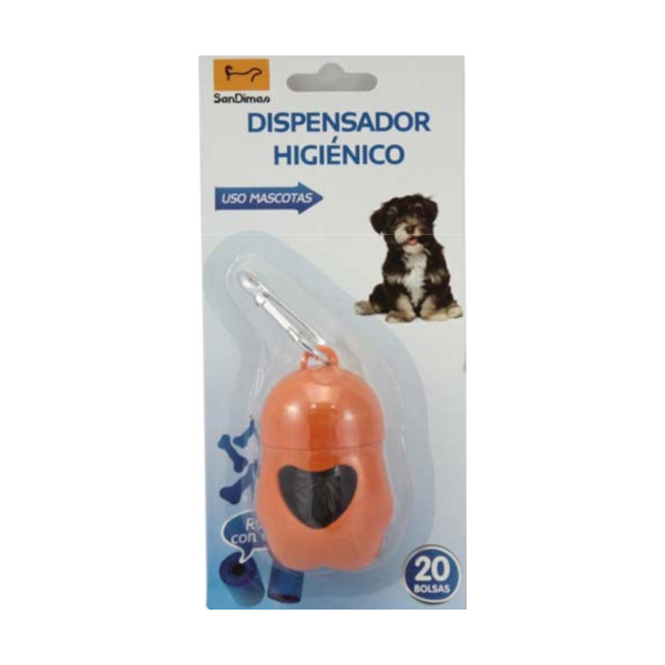 Dispensador Higienico 20 Bolsas. Paw