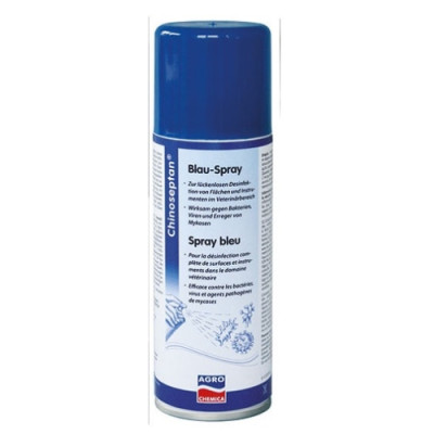 Chinoseptan Blue Spray 200 Ml. Cuidado Piel Spray Azul.