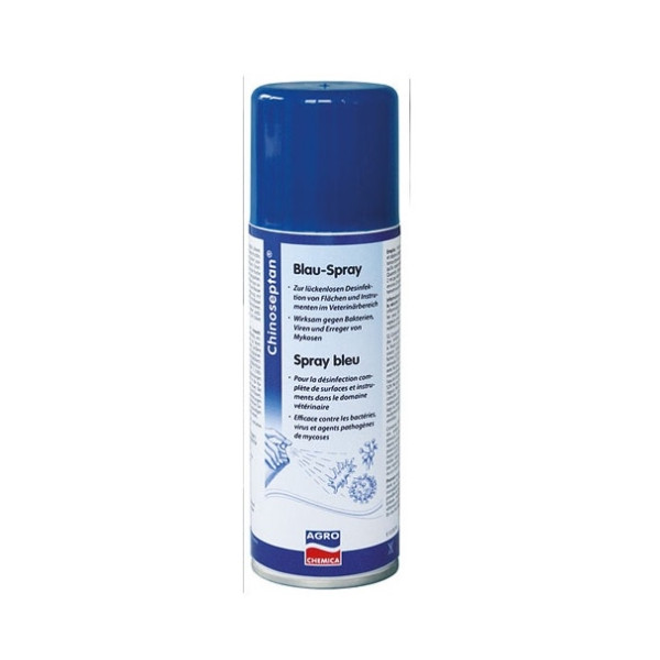 Chinoseptan Blue Spray 200 Ml. Cuidado Piel Spray Azul.