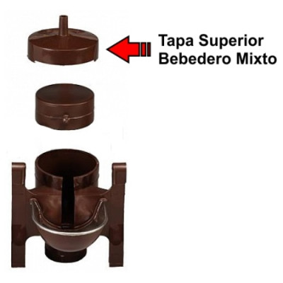 Tapa Bebedero Mixto Superior