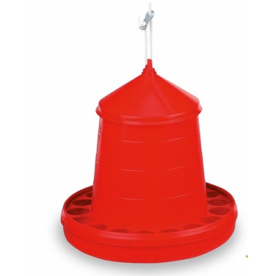 Tolva Plastico Ave 4 Kg. Rojo