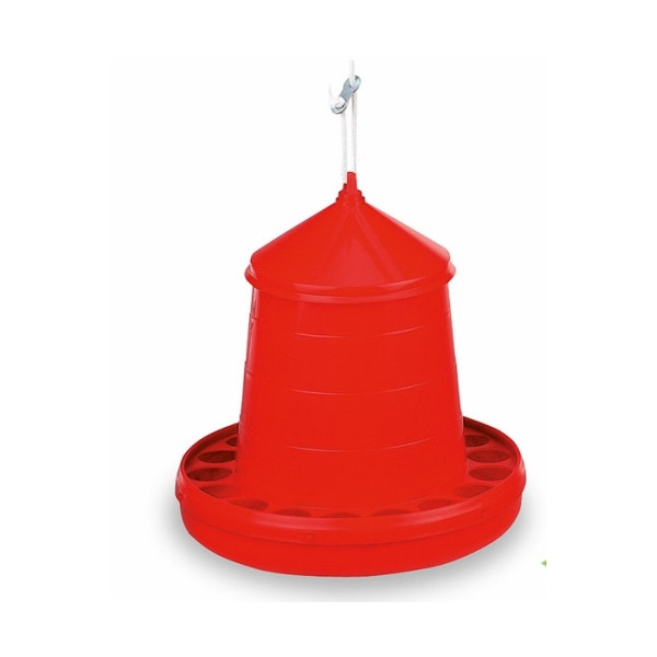 Tolva Plastico Ave 4 Kg. Rojo