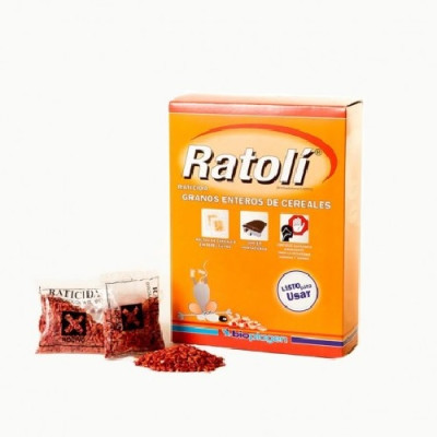 Raticida Cereales 20 Kg.Granel  Bolsas 25Gr.