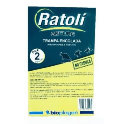 Raticida Ratoli Trampa Encolada 2 Uds.