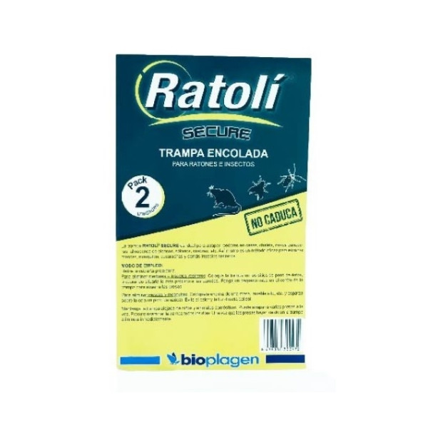 Raticida Ratoli Trampa Encolada 2 Uds.