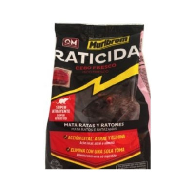 Raticida Qm Cebo Fresco 1 Kg. Bromadiolona