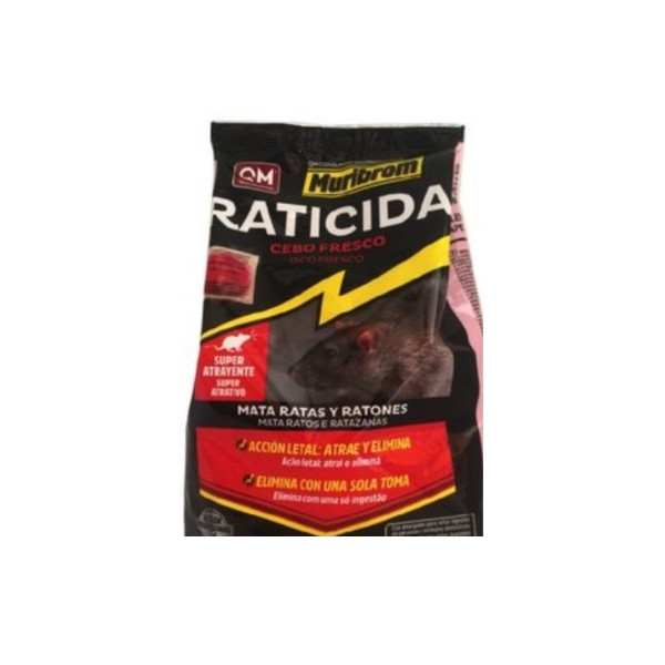 Raticida Qm Cebo Fresco 1 Kg. Bromadiolona