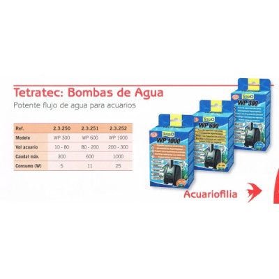 Bomba De Agua Tetratec Wp600