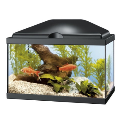 Acuario Aqua 20 Led. Negro