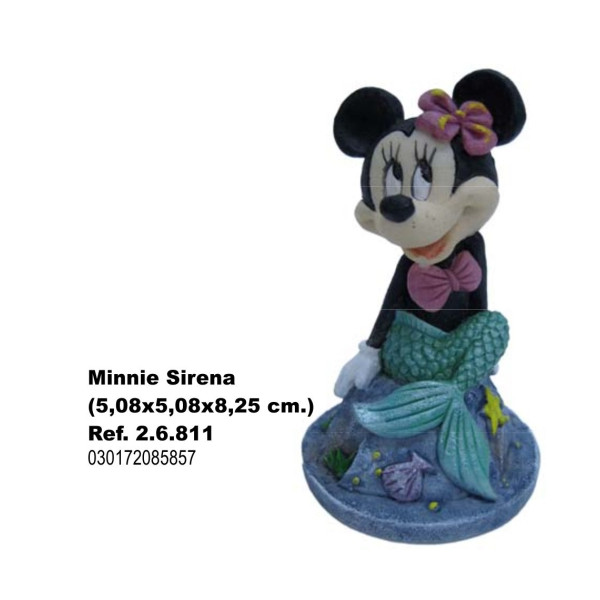 Minnie Sirena 5,08X5,08X8,25 Cm.