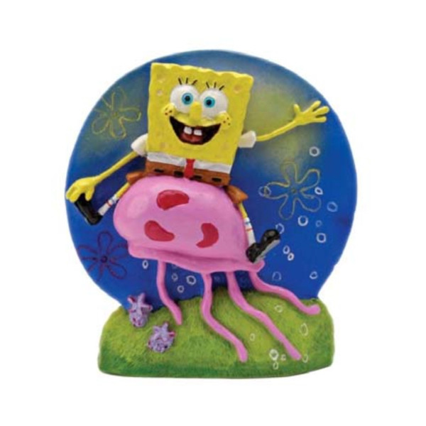 Bob Esponja Cabalga Medusa (7,6Cm)