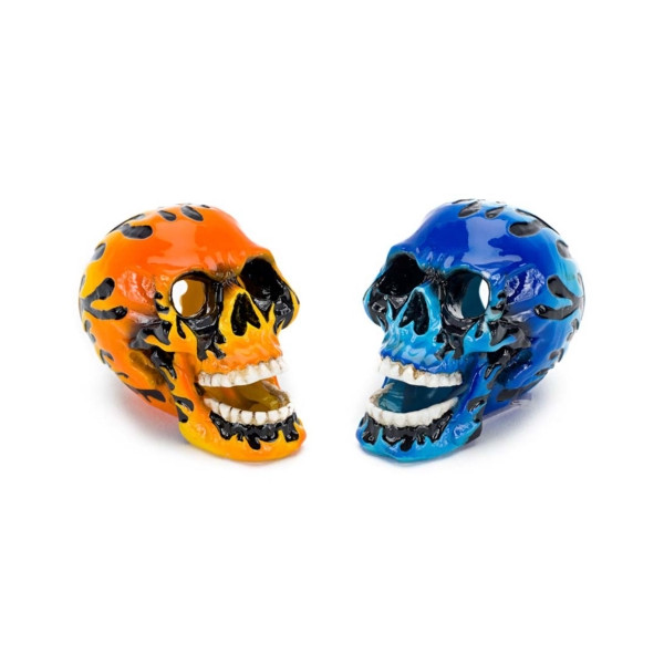 Calavera Mini Flame Skull ((3,75X 6,25X5 Cm.)