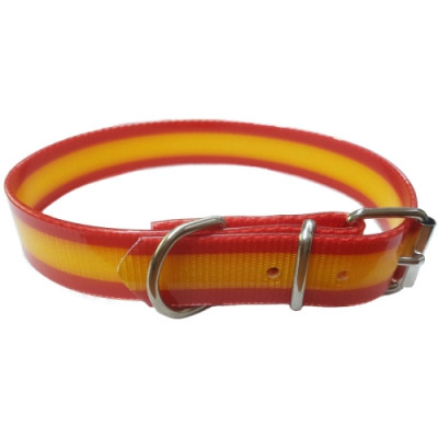 Collar Biothane Bandera Española 40 Cm.