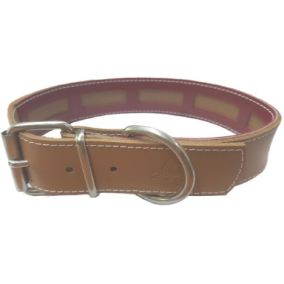 Collar Cuero Protec Natural 40X3Cm