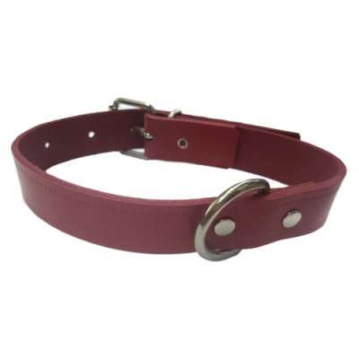 Collar Cuero Rojo Laura 2