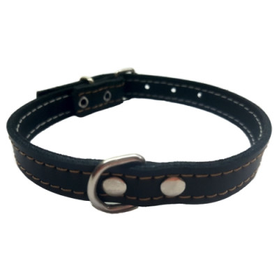 Collar Cuero Negro Laura Mod.53 1