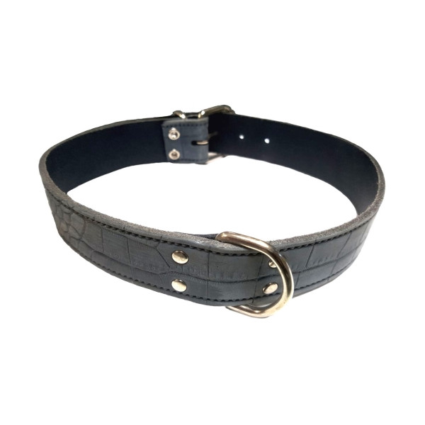 Collar Piel Labrada Para Perros Gigantes