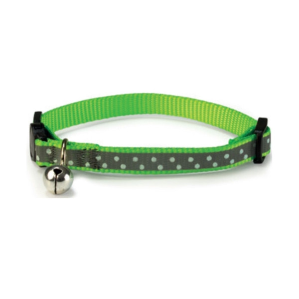 Collar Gato Reflectante 1 X 20/25Cm. Verde