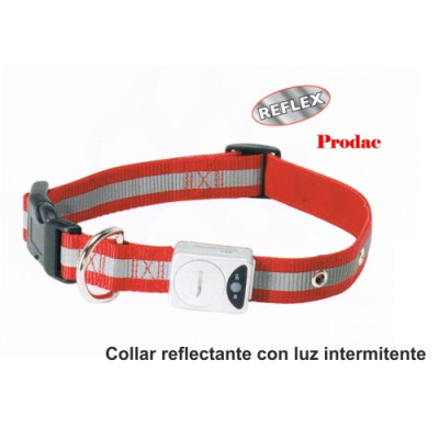 Collar Reflectante Con Luz Intermitente 15X300/400