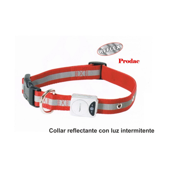 Collar Reflectante Con Luz Intermitente 15X300/400