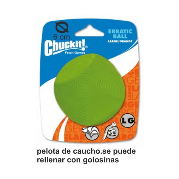 Chuckit Pelota Erratic Mediana