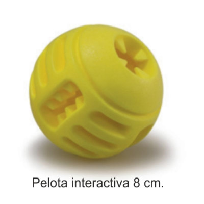 Pelota Interactiva Snacks 8 Cm.