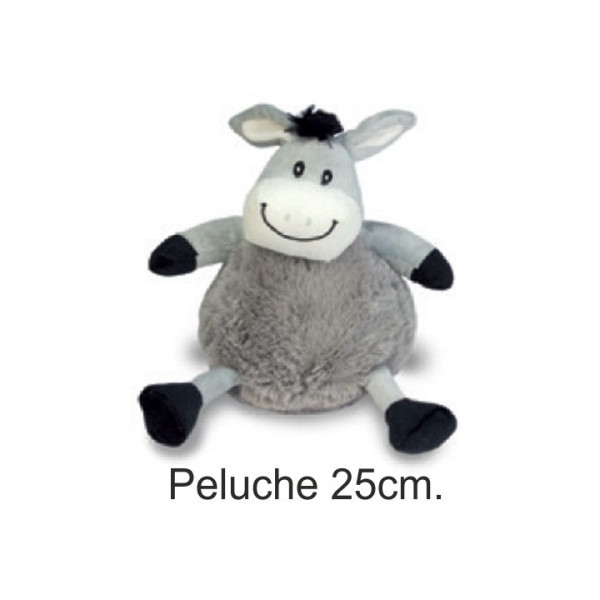 Burrito Peluche Gris 25Cm.