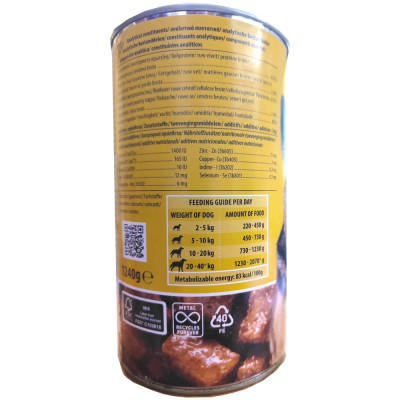 Lata Perros Pollo 1240Gr.Rokus