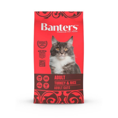 Banters Adult Cat Turkey&Rice 2 Kg.