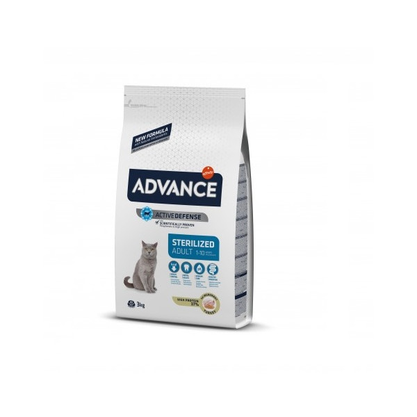 Advance Gato Esterilizado De Pavo