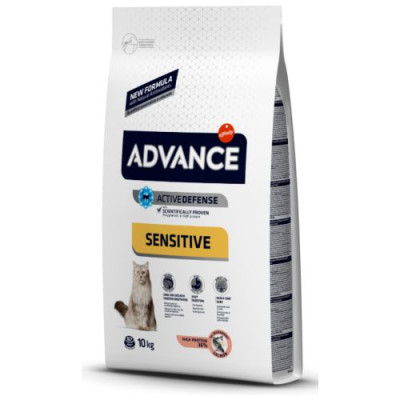 Advance Cat Adult Salmon Sensitive 10 Kg.