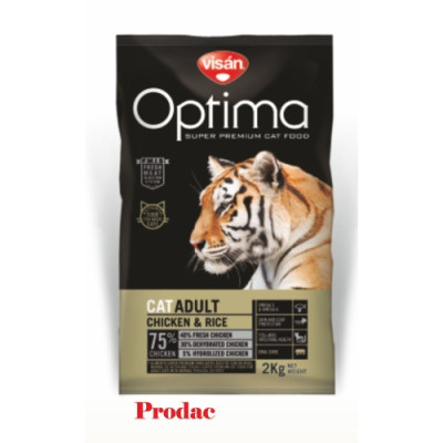 Optima Nova Cat Adult Chicken Rice 2 Kg.