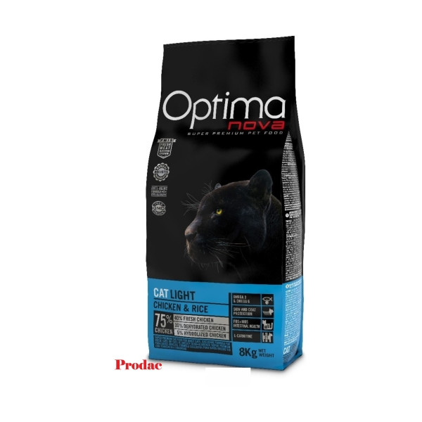 Pienso Optima Nova Light Para Gatos Con Sobrepeso