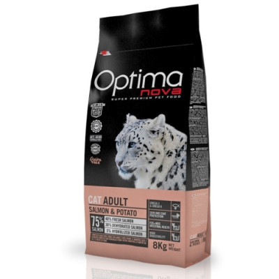 Optima Nova Cat Adult Salmon Patata 2 Kg.