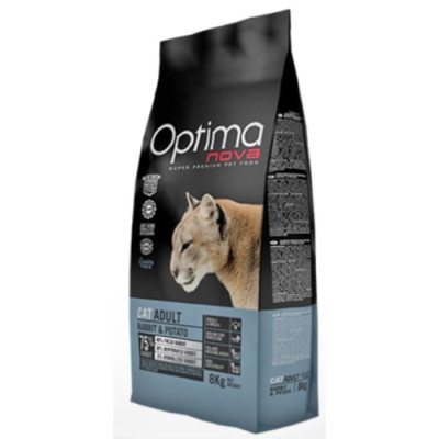 Optima Nova Cat Adult Rabbit Patata 2 Kg.