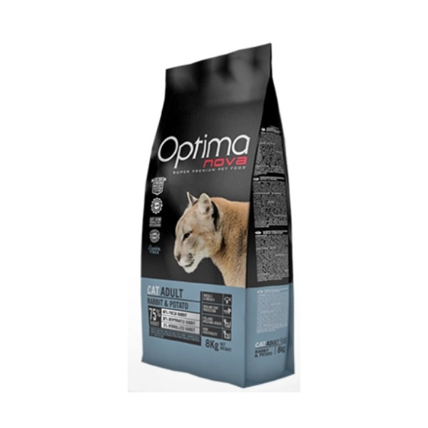 Pienso Optima Nova Gato Adulto Conejo Grain Free