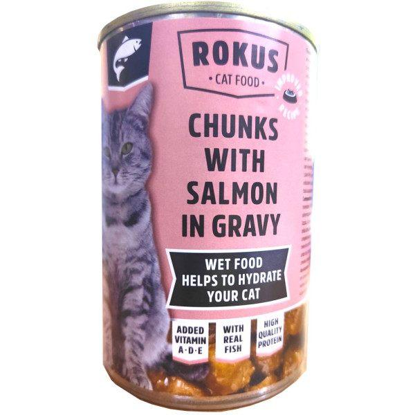 Lata Gatos 415 Gr. Salmon Rokus