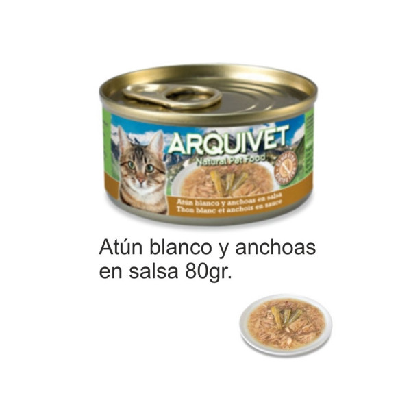 Lata Atún Blanco Y Anchoas En Salsa.80Gr.