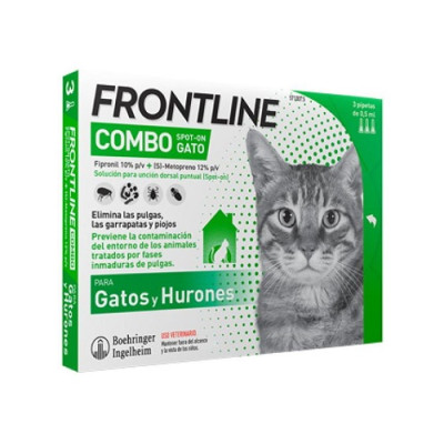 Frontline Gatos Combo 3 Pipetas