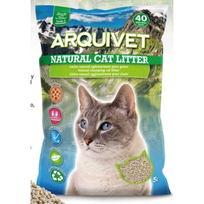 Arena Natural Cat Litter 5 Lts. Arquivet