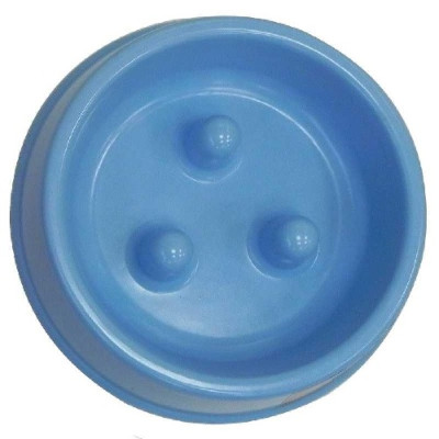 Comedero Glotones 23.5X6Cm. Azul