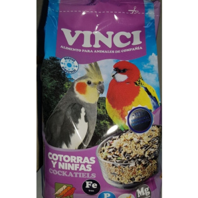 Ninfas Y Cotorras Vinci. 5 Kg.