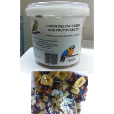 Loros Delicatesse Frutas 700 Gr.Prodac